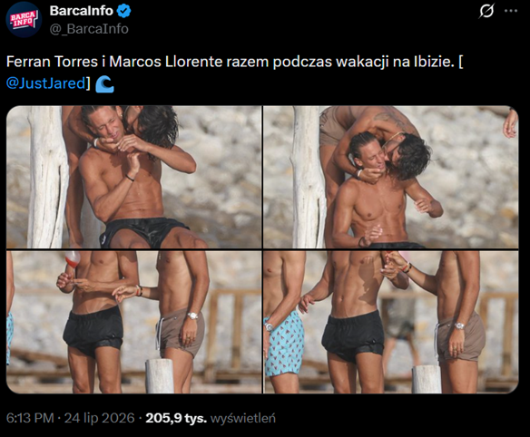Oto z kim SPĘDZA WAKACJE Ferran Torres!